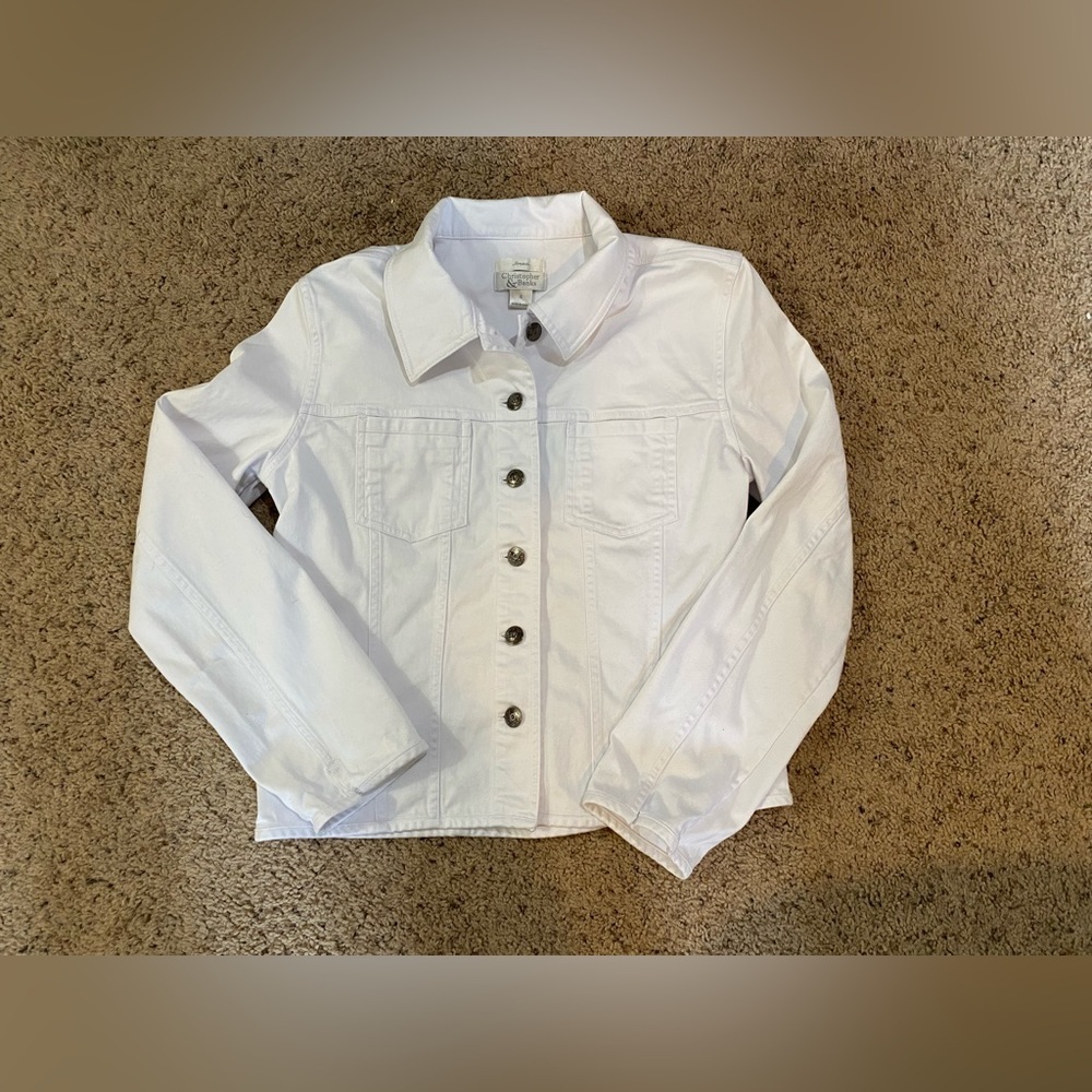 Christopher & Banks Jean Jacket Size Small